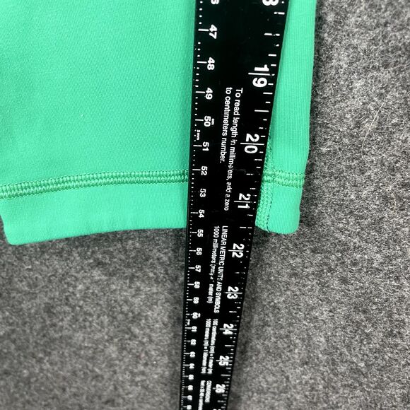 Lululemon Wunder Under Crop Reversible Women's 6 Jungle Green Inkwell - Picture 5 of 10